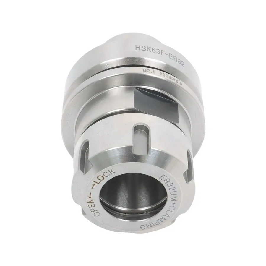 Режущий инструмент Short Style HSK63F ER32 Collet Chuck G2.5 24k RPM Tool Holder — фото лота 1
