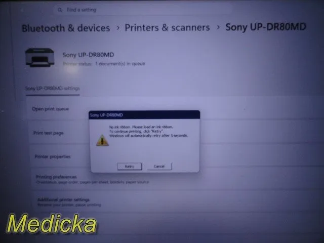 Медицинское оборудование 2020 Sony UP-DR80MD Digital Color Medical Printer Power