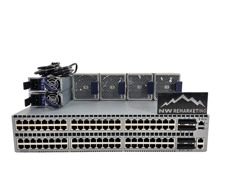 Коммутатор Arista DCS-7050TX2-128-R Arista 7050X2, 96x10GbE (1/10GBASE-T) & 8xQS