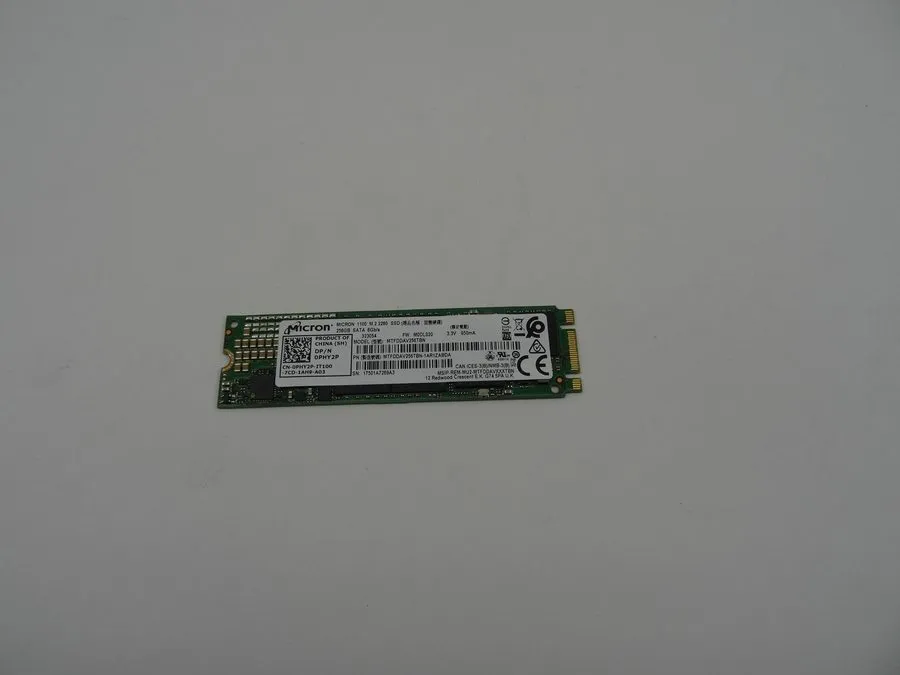 SSD-накопитель Micron 1100 256GB M.2 2280 SATA III SSD MTFDDAV256TBN-1AR1ZABDA