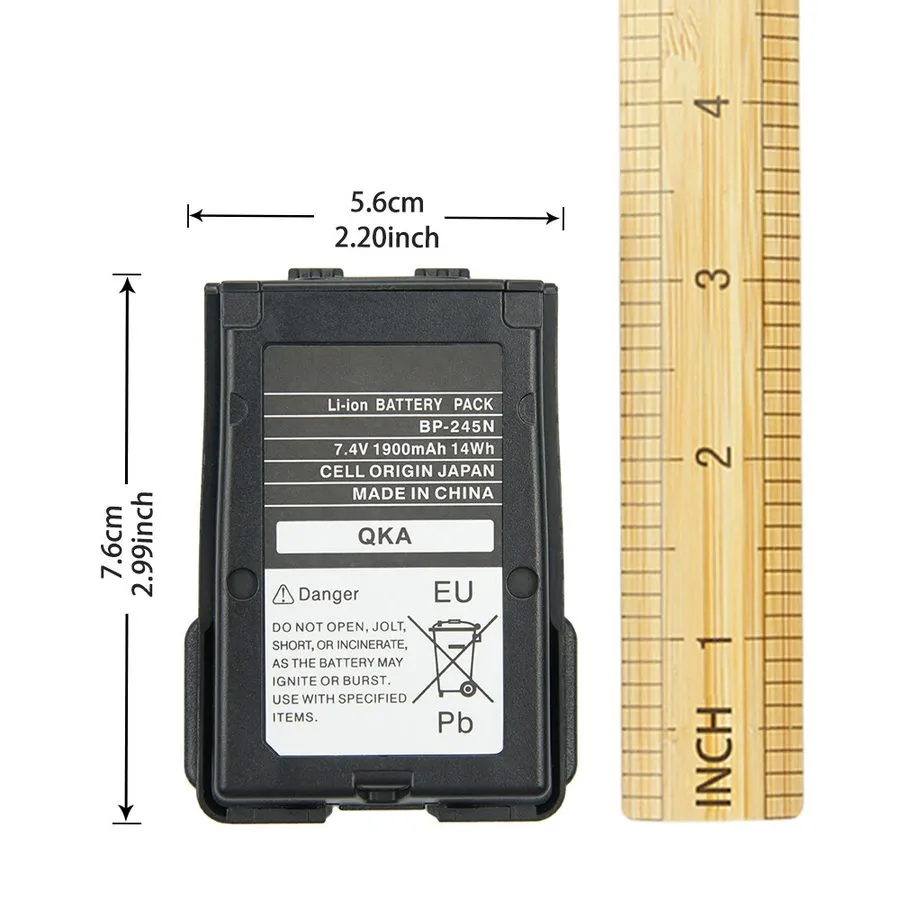 Аккумулятор 7.4V 1900mAh ICOM BP-245H BP-245N Li-ion Battery