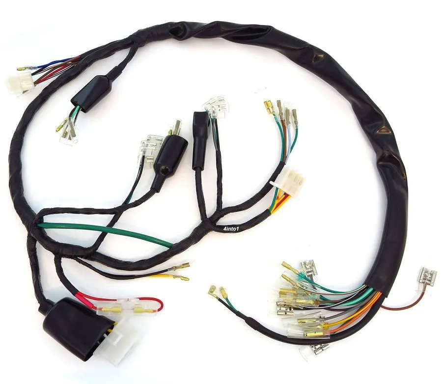 Жгут проводов Honda CB350F CB 350 Four Wiring Harness / Loom / GOOD SHAPE — фото лота 1