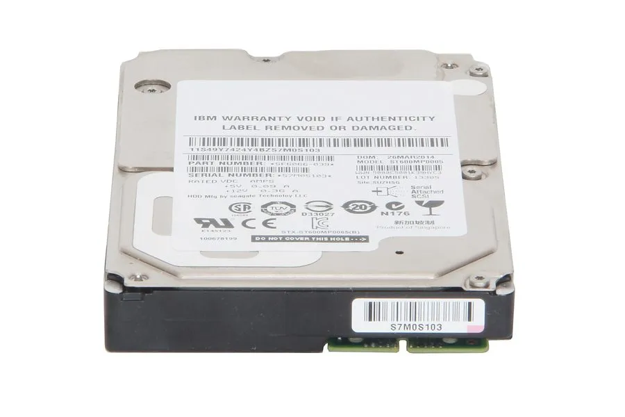 Жёсткий диск 4HGTJ ST600MP0005 Dell ENTERPRISE 600GB 15K SAS 2.5"12G HDD Hard Dr