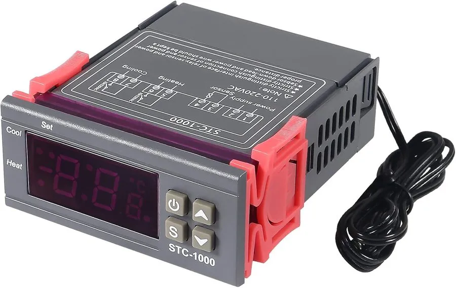 Датчик температуры 12/24/110-220V STC-1000 Temperature Controller Thermostat Con
