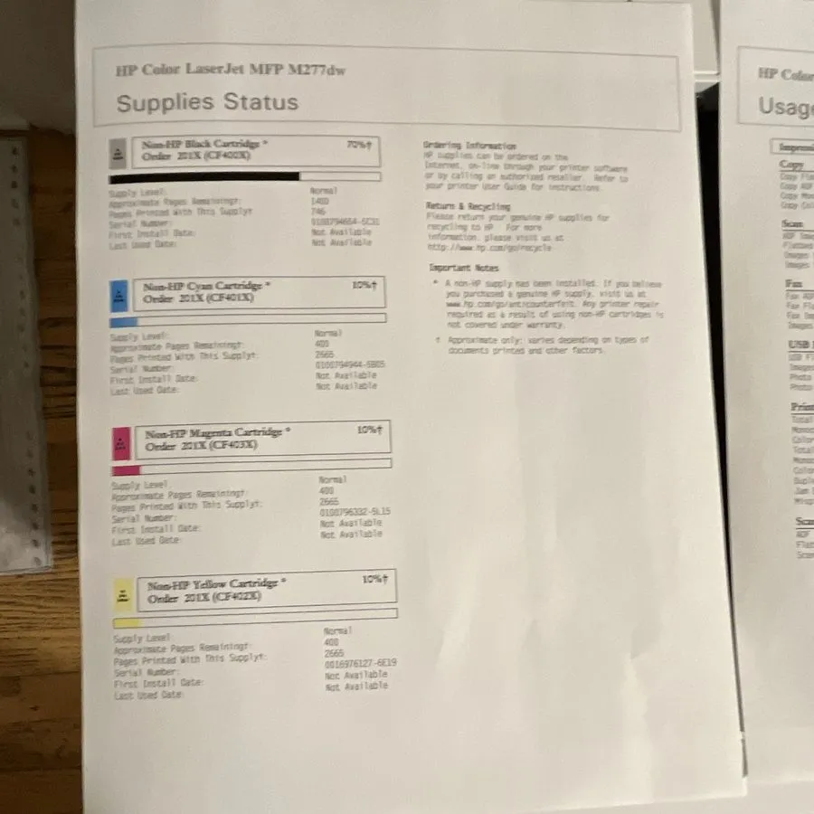 Лазерный принтер HP Color LaserJet Pro MFP M277dw B3Q11A Print Copy Scan Fax Las — фото лота 4