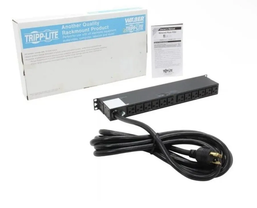 Блок розеток PDU Tripp Lite PDUMH20 120V 20A 12-Outlet Single Phase Local Metere — фото лота 1