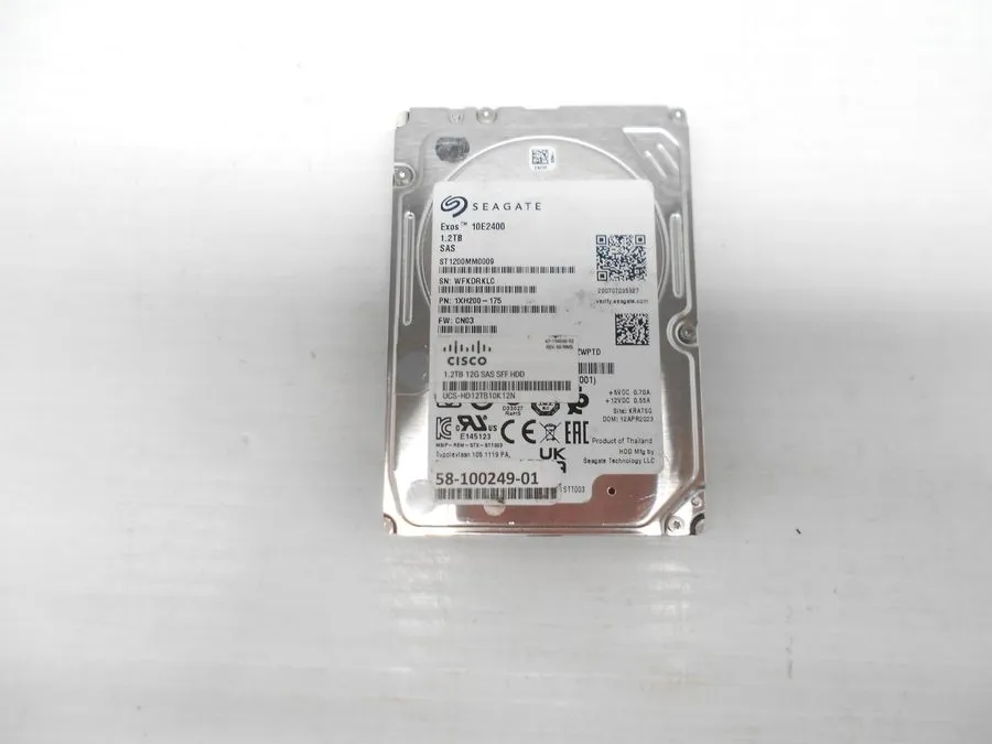 Жёсткий диск Cisco 1.2TB 12G 2.5" 10K SAS SFF HDD UCS-HD12TB10K12N AL15SEB120N
