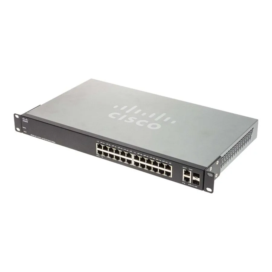 Коммутатор Cisco SF220-24P Smart Plus Managed 24 Port PoE Switch 180W