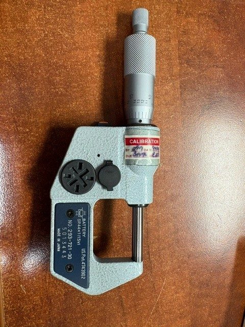 Микрометр Mitutoyo 293-712-30 Digital Micrometer 0-1" .00005" w/ Case — фото лота 2