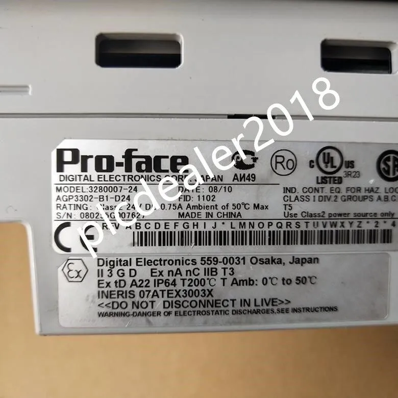 Панель оператора Pro-face HMI AGP3302-B1-D24 Touch Screen DHL Expedited Shipping