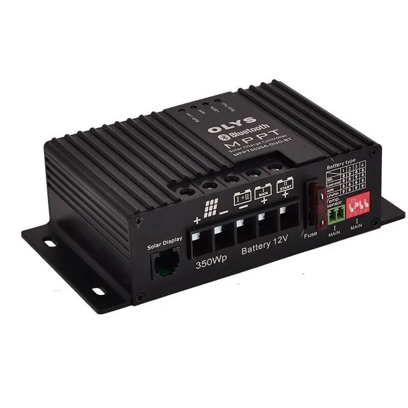 Аккумулятор OLYS MPPT5025A-DUO-BT 25A Bluetooth Solar Charge Controller + Charge