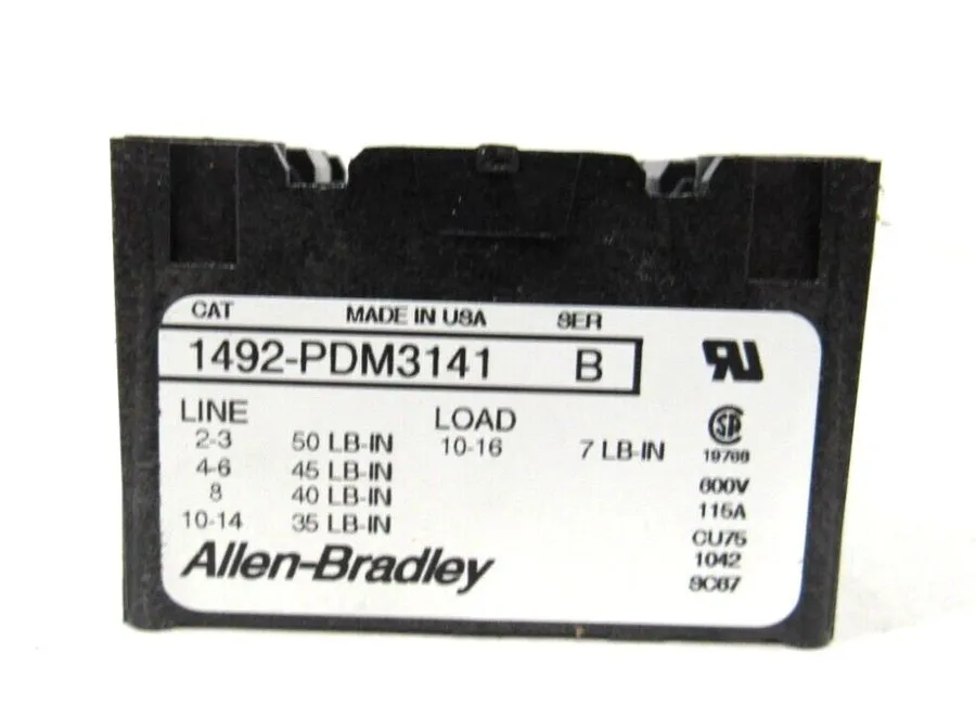 Клеммник ALLEN BRADLEY 1492-PDM3141 TERMINAL BLOCK SURPLUS