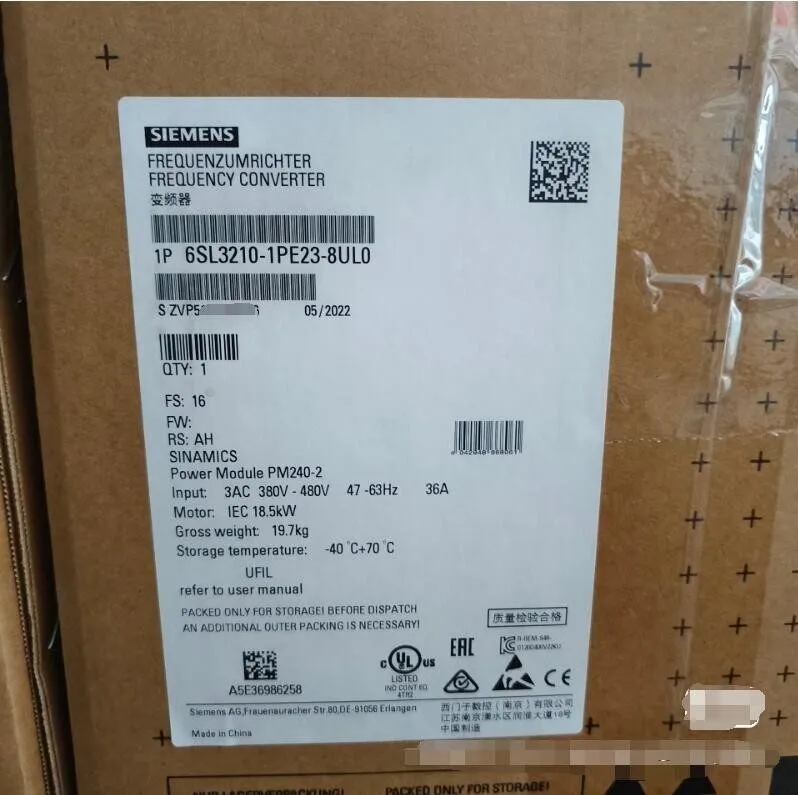 Частотный преобразователь SIEMENS 6SL3210-1PE23-8UL0