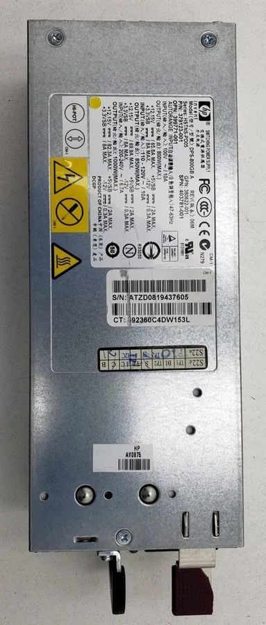 Блок питания HP DPS-800GB A 1000W Server Power Supply PSU P/N 379123-001 HPE