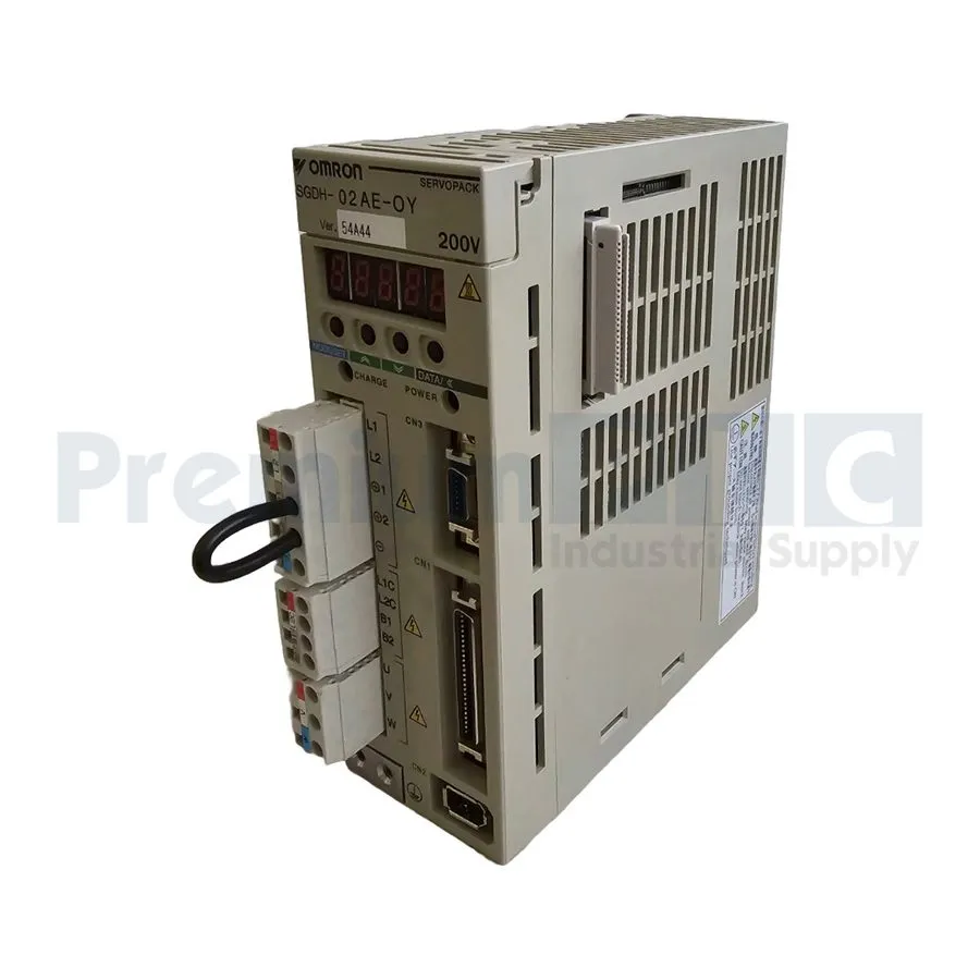 Сервопривод OMRON YASKAWA SGDH-02AE-OY SERVOPACK IN 1PH 200-230V OUT 3PH 0-230V