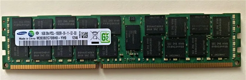 Модуль памяти M393B2G70BH0-YH9 Samsung 16GB DDR3 Registered ECC PC3-10600 1333Mh