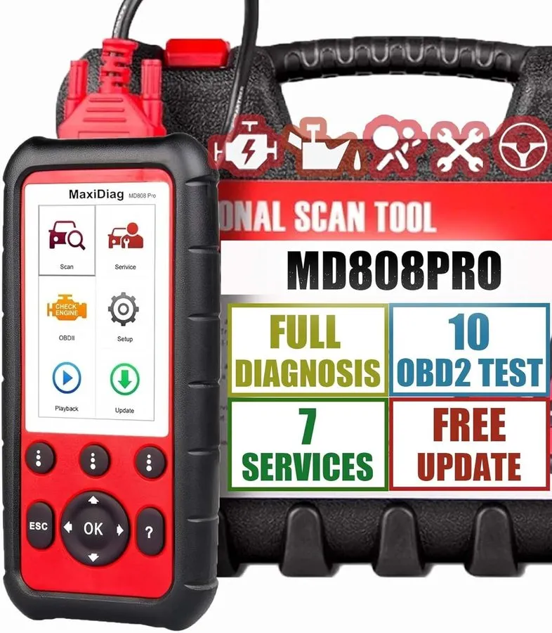 Диагностический сканер Autel MaxiDiag MD808 Pro Automatic Diagnostic Scanner Too