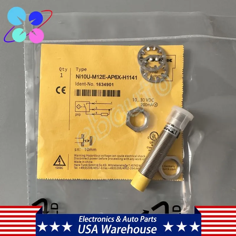Датчик приближения TURCK Proximity Switch NI10U-M12E-AP6X-H1141 Induction Sensor