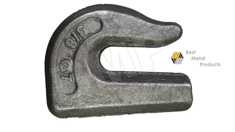 Складское оборудование 8 Weld On Grab Chain Hooks 3/8" G70 Wll 6,600 Bucket Trai — фото лота 1