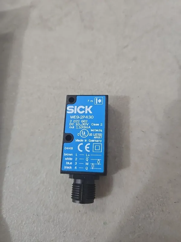 Фотоэлектрический датчик Sick 2022662 Through-Beam Photoelectric Sensor WE9-2P43 — фото лота 1