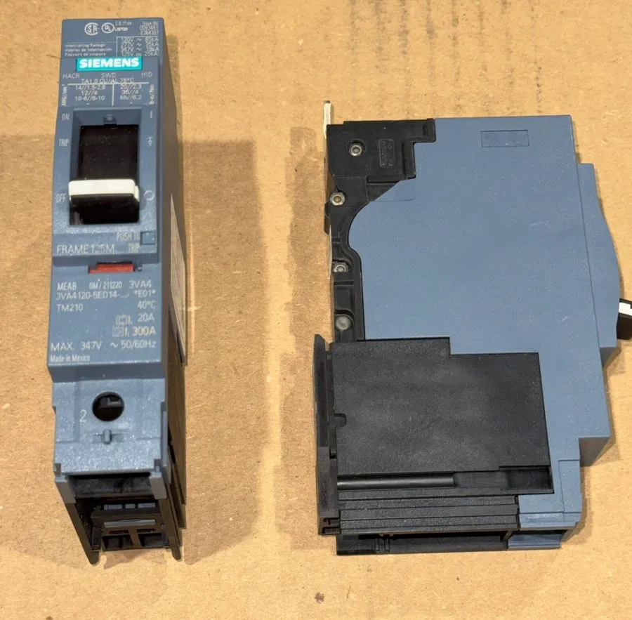 Автоматический выключатель TAKE OUT SIEMENS 3VA4120-5ED14-0AA0 CIRCUIT BREAKER 1