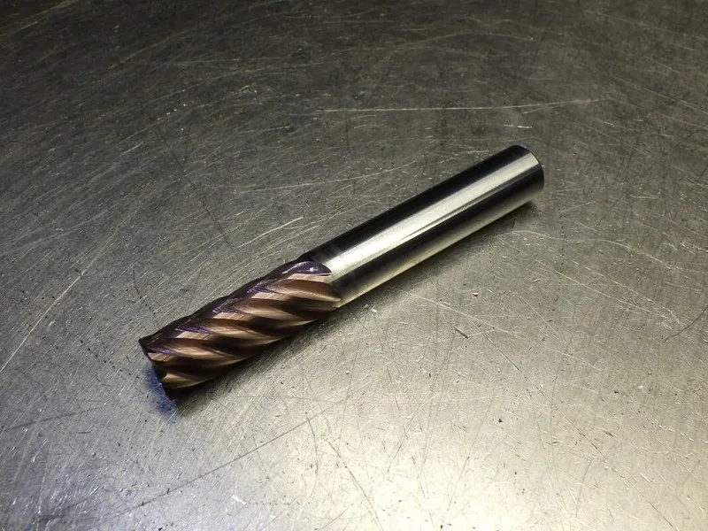 Режущий инструмент Kyocera / SGS 12mm 7 Flute Carbide Cr Endmill Shank 1mm R 744