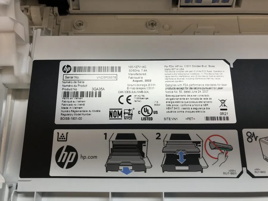 Лазерный принтер HP Color LaserJet Managed E45028 laser printer 432 Page count T