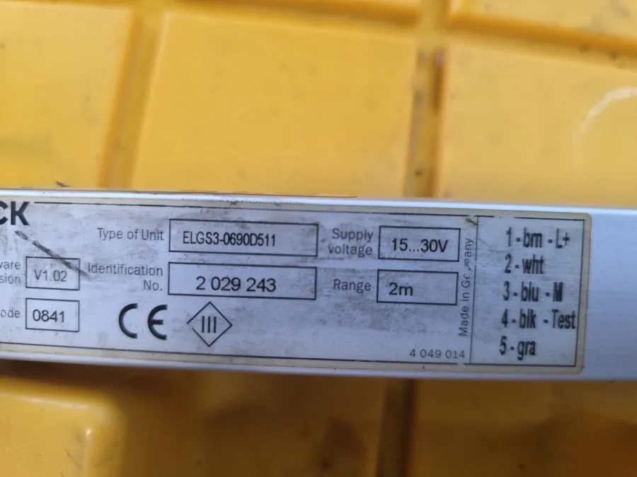 Световая завеса SICK miniTwin safety light curtain ELGS3-0690D511 — фото лота 2
