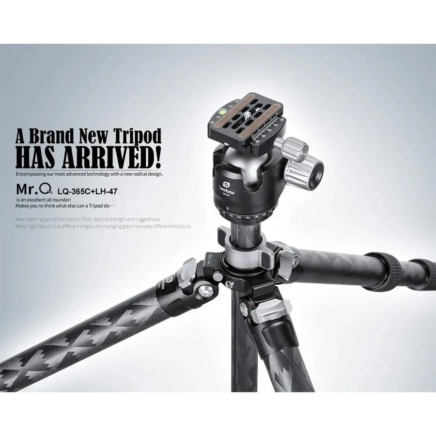 Оборудование видеонаблюдения Leofoto LQ-365C Premium Carbon Fiber Tripod with Qu — фото лота 2