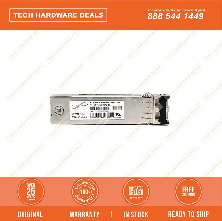 Трансивер Solarflare PLRXPL-SC-S43-SF 10G 850nm SFP+ Optical Transceiver SFM10G-
