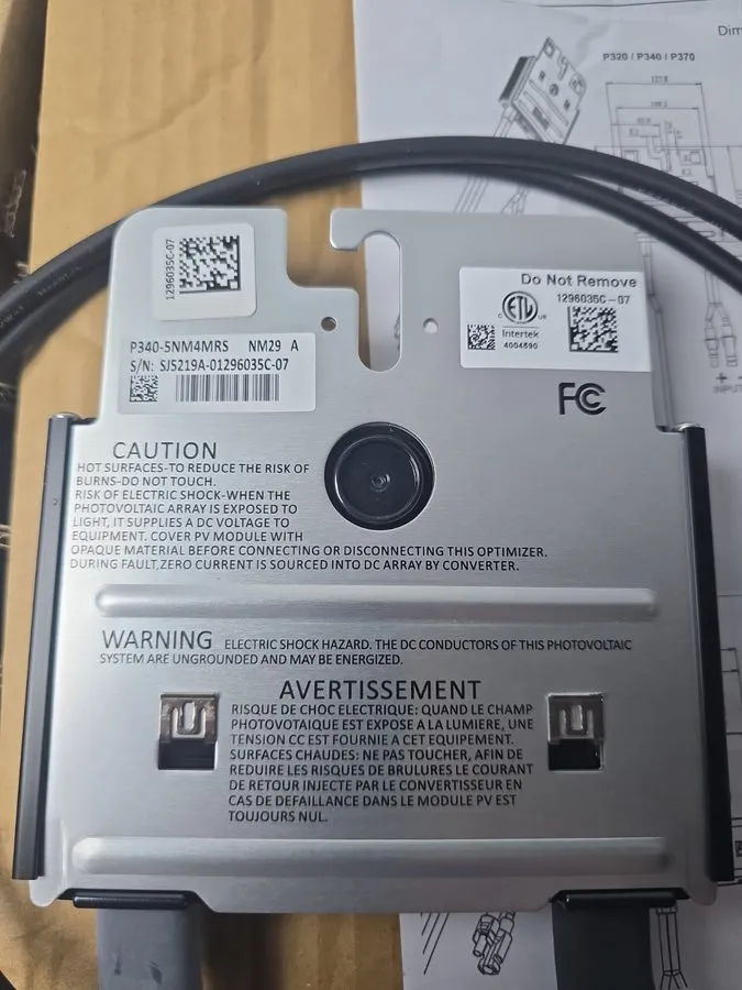 Энергооборудование Solaredge 340W Power Optimizer P340-5NM4MRS