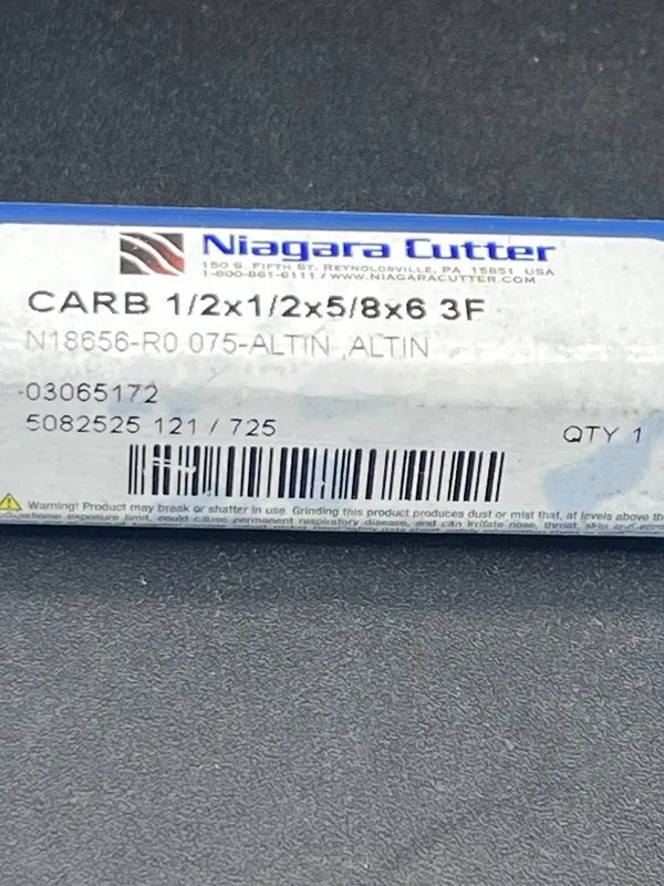 Режущий инструмент Niagara N18656 1/2” Carbide Corner Radius End Mill 3 Flute .0