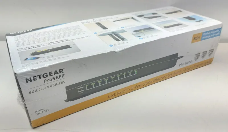 Коммутатор Netgear ProSafe GSS108E 8-Port Gigabit Managed Network Switch