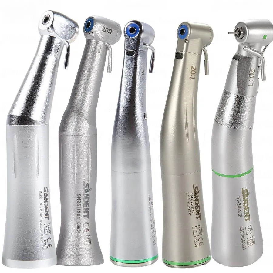 Стоматологический наконечник Dental Ti-Max 20:1 Fiber Optic Implant Contra Angle — фото лота 1