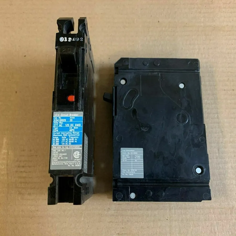 Автоматический выключатель ED41B020 Siemens Sentron Circuit Breaker Type ED4 20A