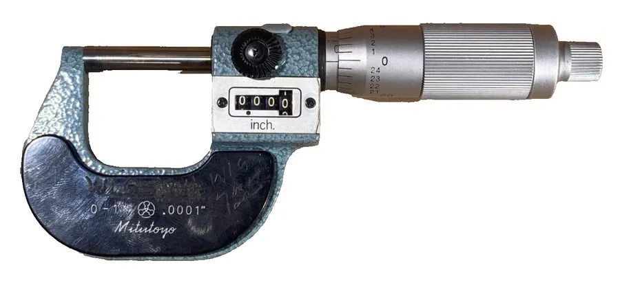 Микрометр Mitutoyo 193-211 Mechanical Digit Micrometer 0-1" Range No Thimble