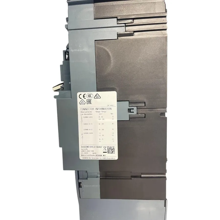 Автоматический выключатель SIEMENS moulded case circuit breaker 3VA2340-5HL32-0A