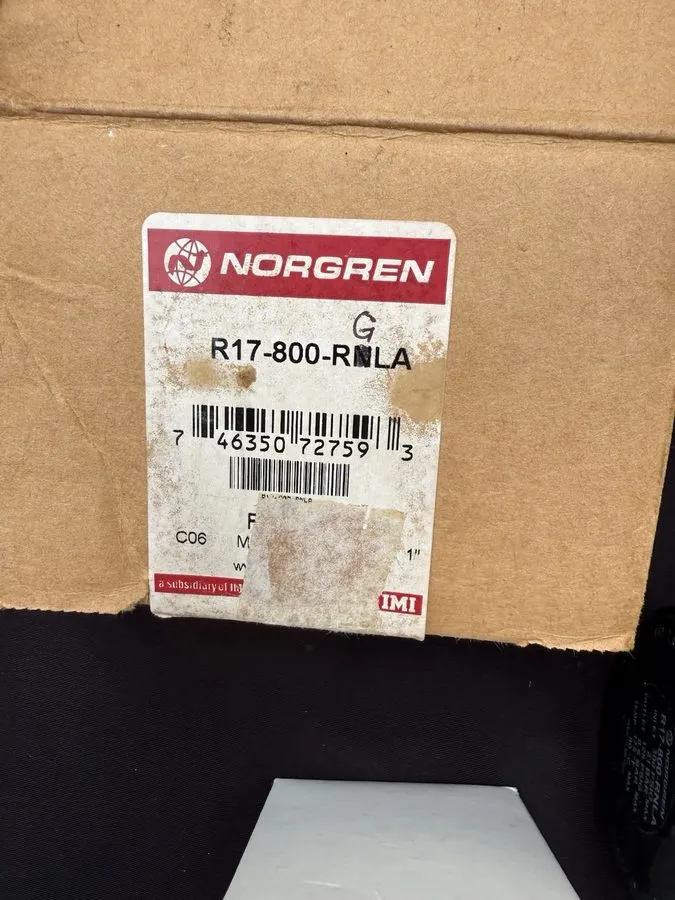Трубопроводная арматура NORGREN,R17-800-RNLA,PRESSURE REGULATOR 300 PSIG