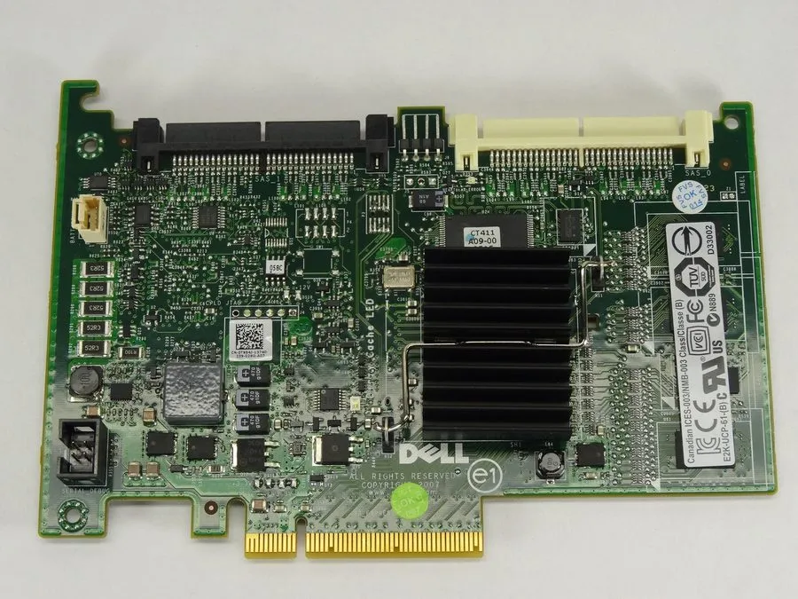 Контроллер Dell T954J PERC 6I SAS 256MB PCI-E Raid Controller Server