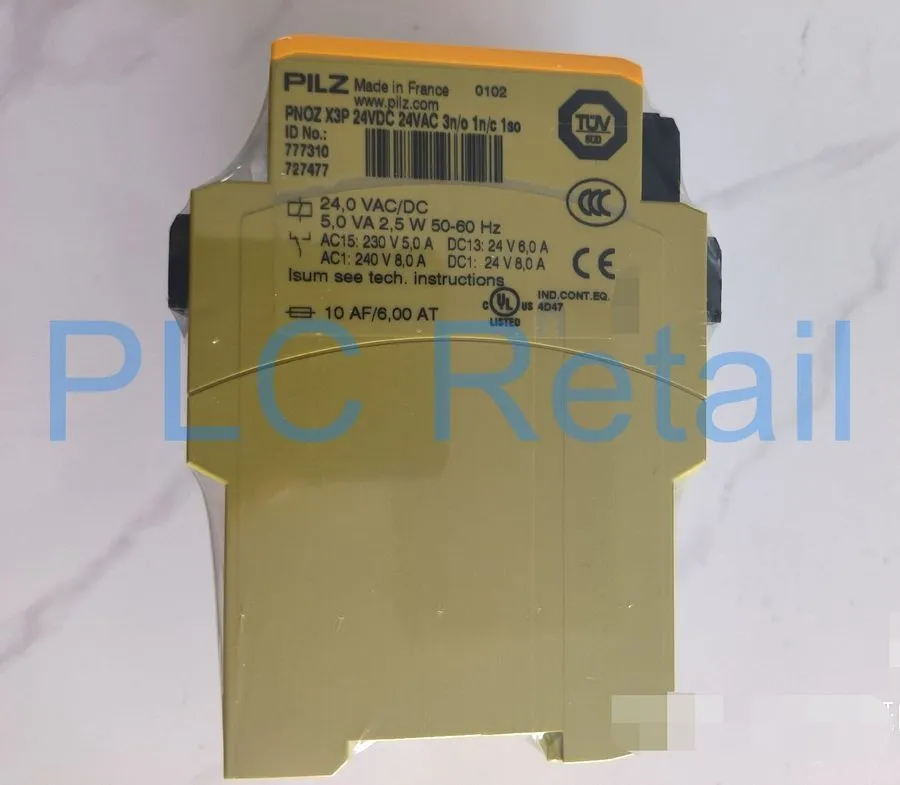Реле безопасности PILZ PNOZ X3P 24VDC 3n/o 1n/c SAFETY RELAY