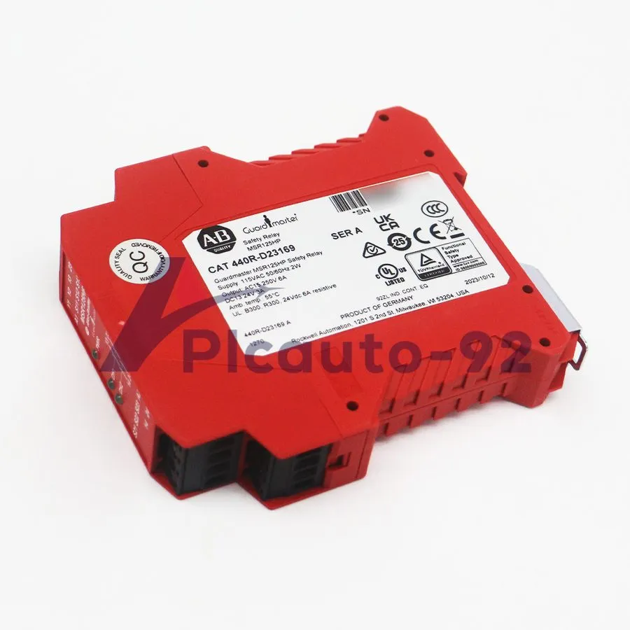 Реле безопасности ALLEN-BRADLEY 440R-D23169 MSR125HP SAFETY RELAY 115VAC 2NO