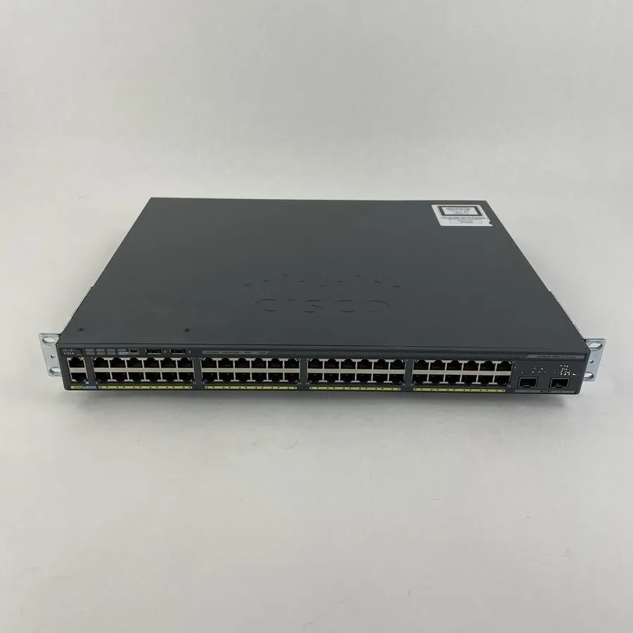 Коммутатор Cisco Catalyst WS-C2960X-48FPD-L 48-Port PoE+ Switch 740W 10G SFP+