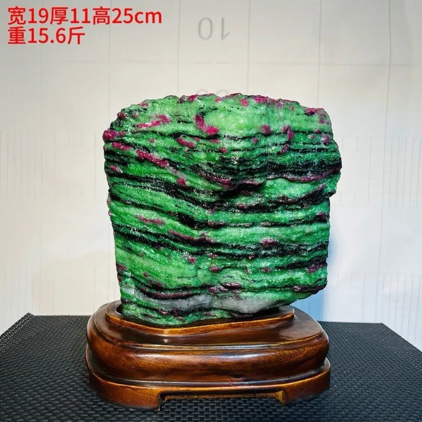 Лабораторный прибор 17.16LB Rare TOP Natural zoisite raw gemstone Quartz Crystal — фото лота 1