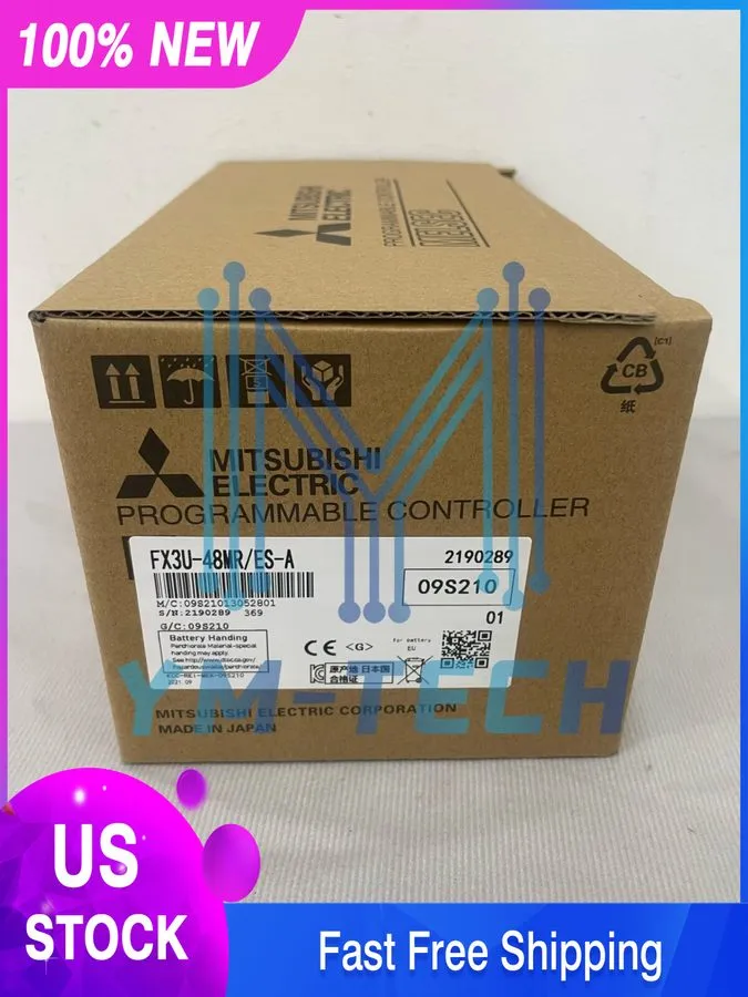 ПЛК Mitsubishi PLC FX3U-48MR/ES-A In Good Condition