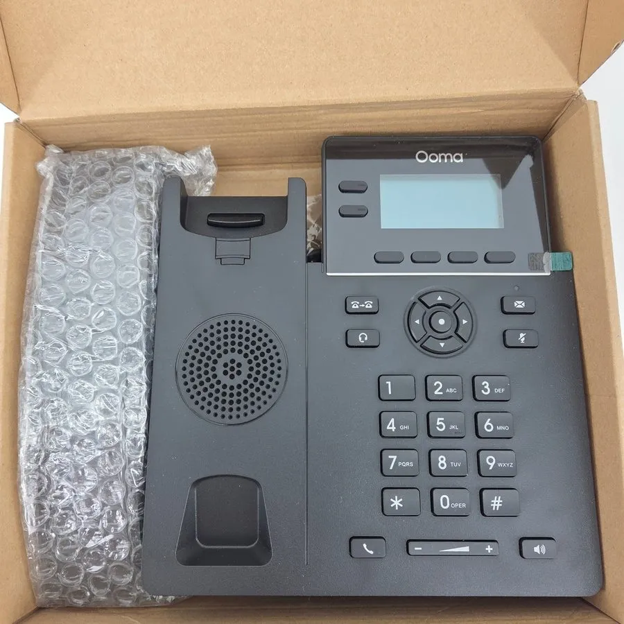 Ooma 2602 Grandstream GRP2602P IP Phone VoIP Business Desk Phone Black