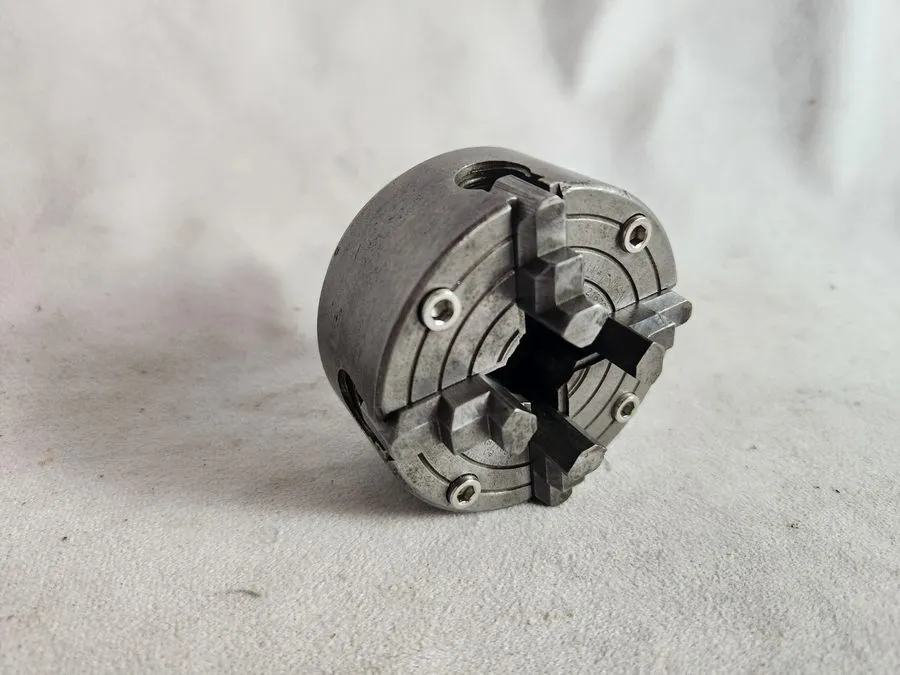 Режущий инструмент Craftsman 3" Inch 4 Jaw Lathe Chuck 111.21570 From 109 No Key — фото лота 1