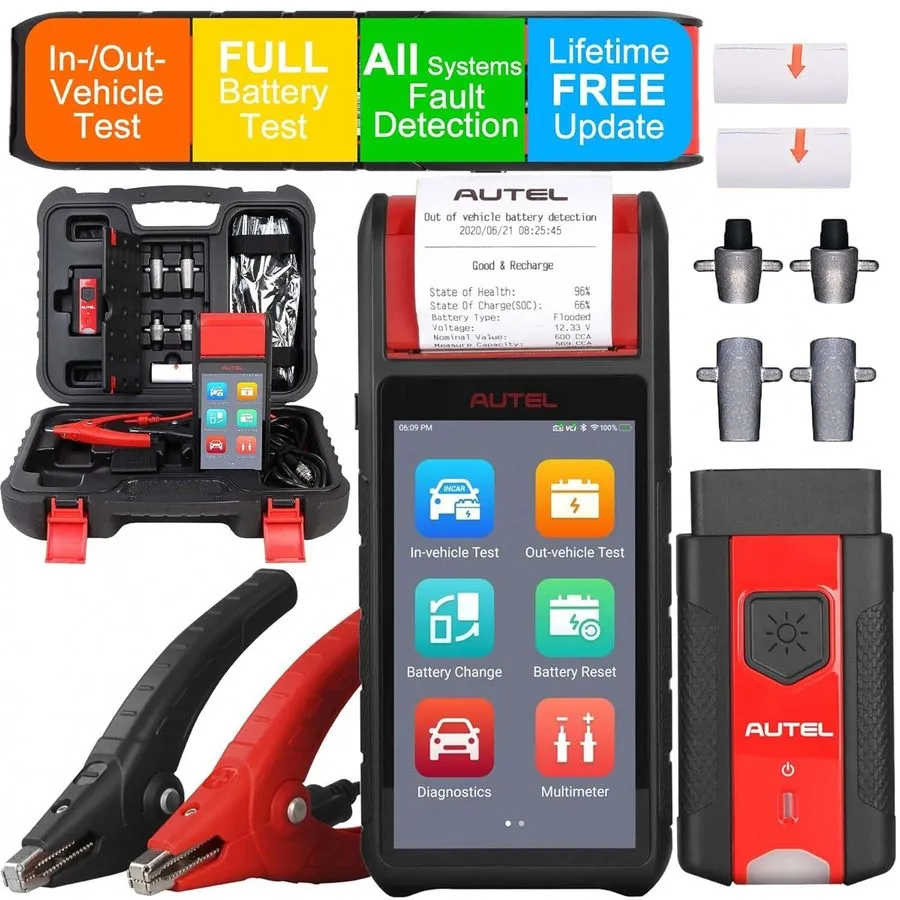 Аккумулятор 2026 Autel Battery Tester MaxiBAS BT608 OBD2 All System Diagnostic S