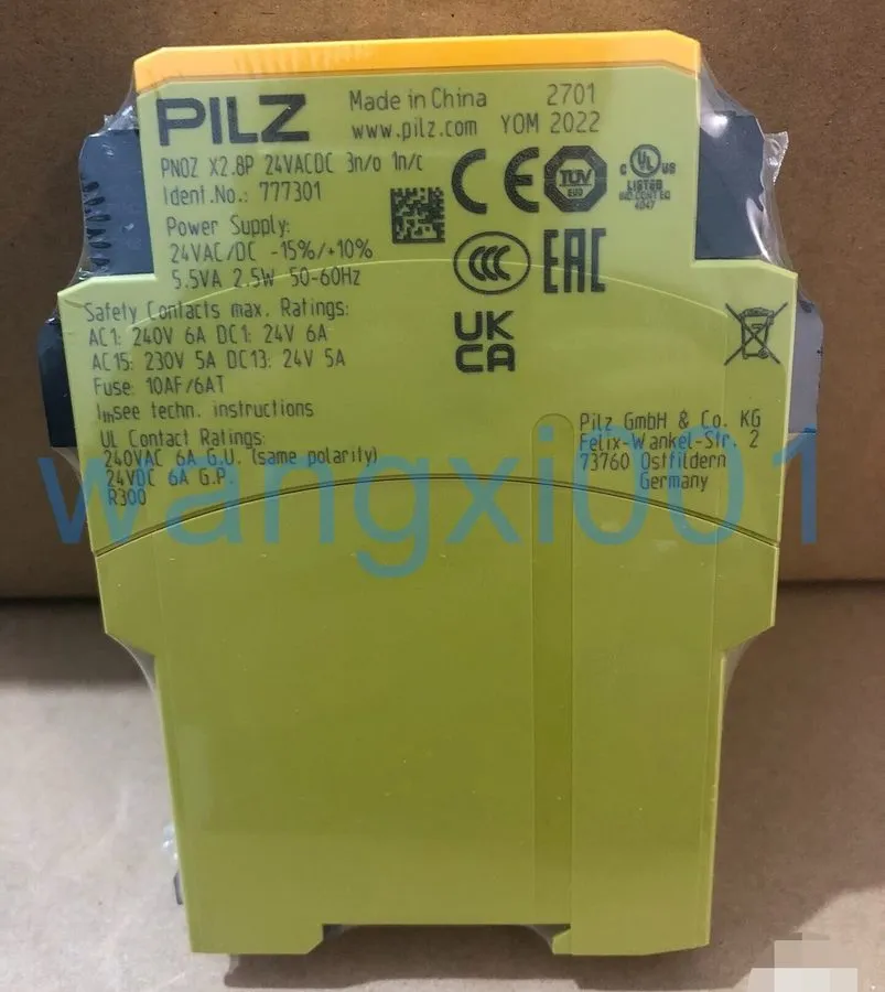 Реле безопасности PILZ 777301 Safety relay PNOZ X2.8P 24VAC/DC