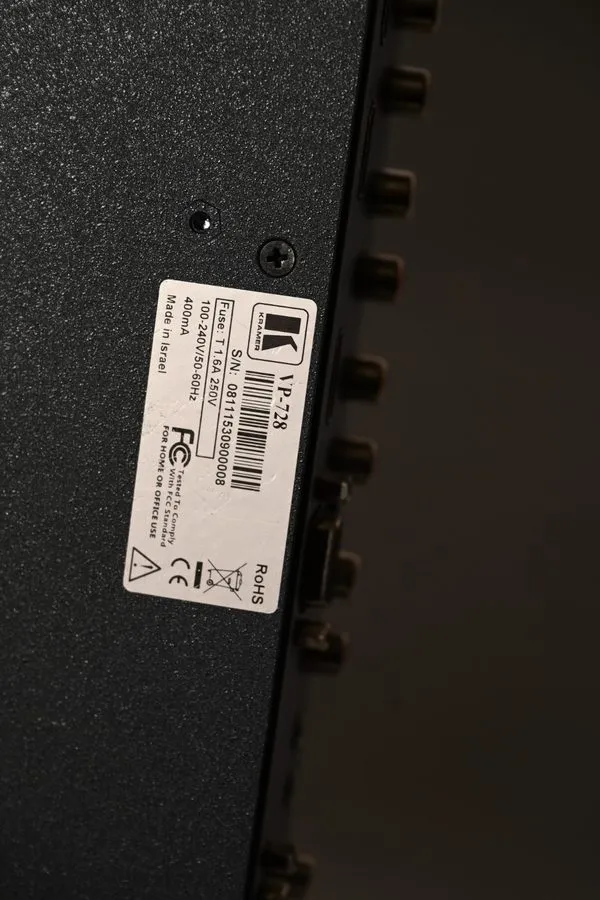 Видеокоммутатор Kramer VP-728 9-Input HDMI HQV Digital Presentation Switcher/Sca