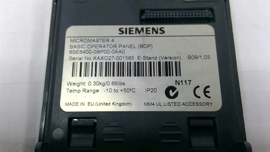 Частотный преобразователь Siemens 6SE6400-0BP00-0AA0 MICROMASTER 420 DeviceNet A